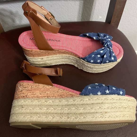 Moda Spana Taylor Wedge Sandal NEW never worn size 8M‎ 3” - Picture 7 of 15